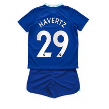 Chelsea Kai Havertz #29 Hemmaställ Barn 2022-23 Korta ärmar (+ Korta byxor)